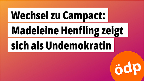 Madeleine Henfling zeigt sich als Undemokratin Madeleine Henfling zeigt sich als Undemokratin