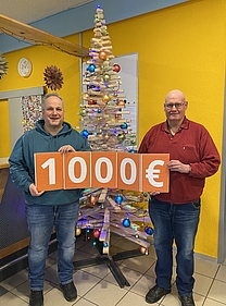 Von links: Jugendpfleger Eric Fuchs und ÖDP-Stadtrat Axel Jänichen im Bad Rappenauer Jugendhaus Von links: Jugendpfleger Eric Fuchs und ÖDP-Stadtrat Axel Jänichen im Bad Rappenauer Jugendhaus