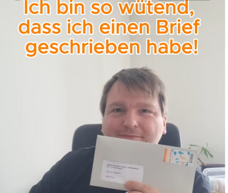 Robert schreibt einen Brief