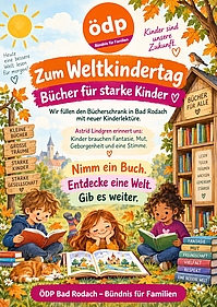 Bücher für starke Kinder Flyer Weltkindertag